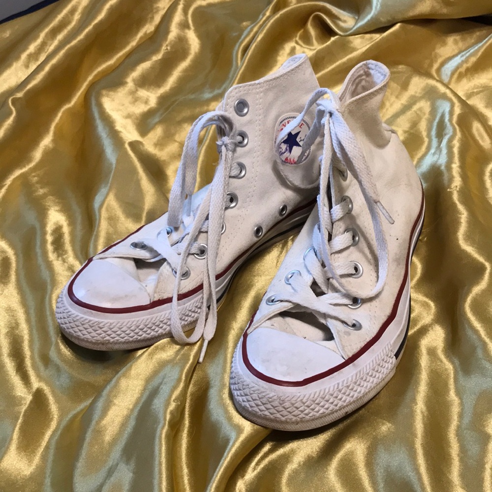 White high top all-star Converse